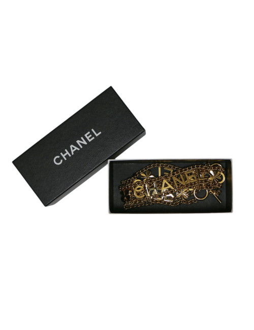 Ceinture CHANEL  C H A N E L chaines dorées