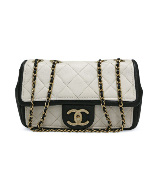 Sac CHANEL noir et blanc