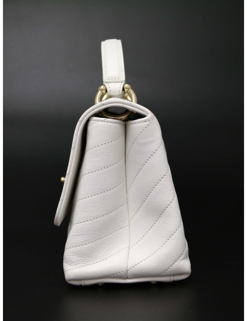 Sac CHANEL cuir motif chevrons