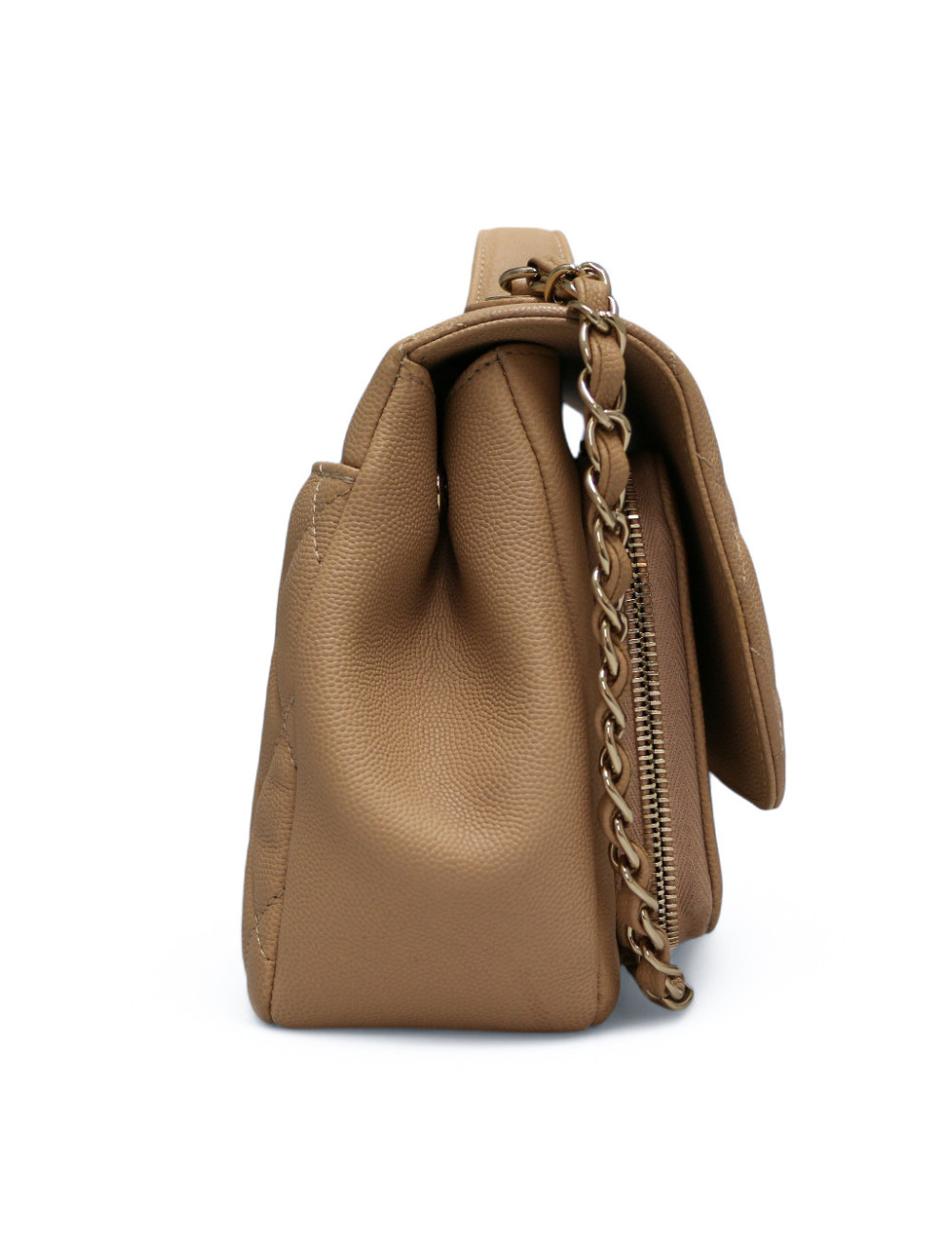 Sac à rabat CHANEL Business Affinity beige