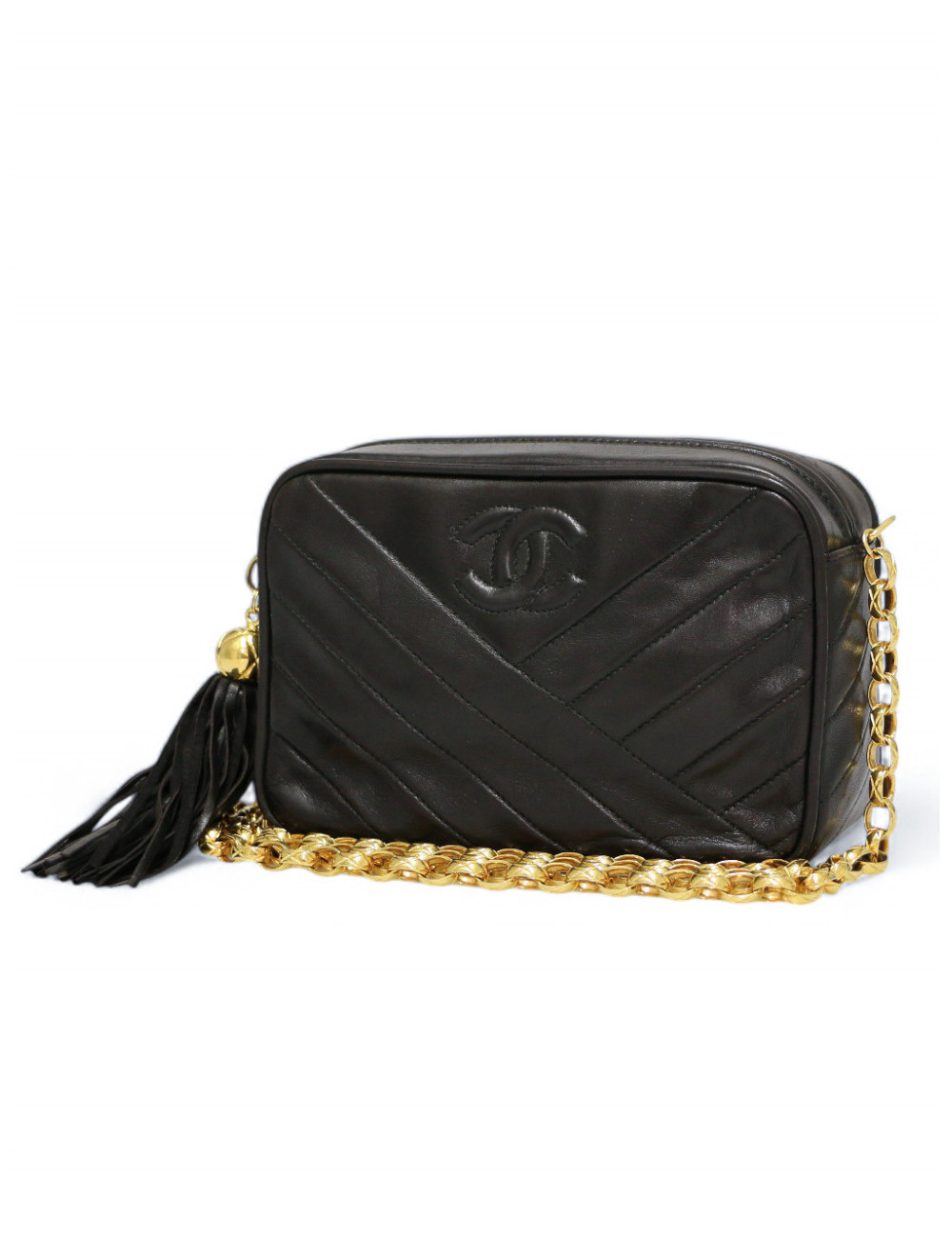 Mini caméra CHANEL noir vintage