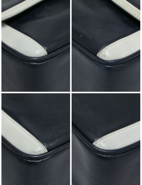 Camera bicolore CHANEL bleu et blanc