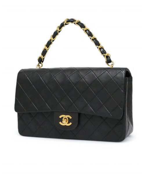 Sac classique 25 CHANEL noir