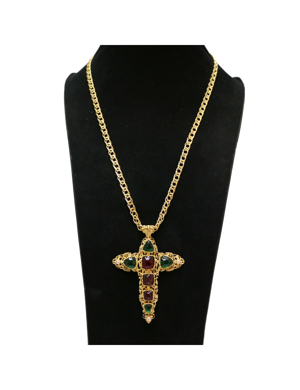 Croix MARGUERITE DE VALOIS filigrane Couture