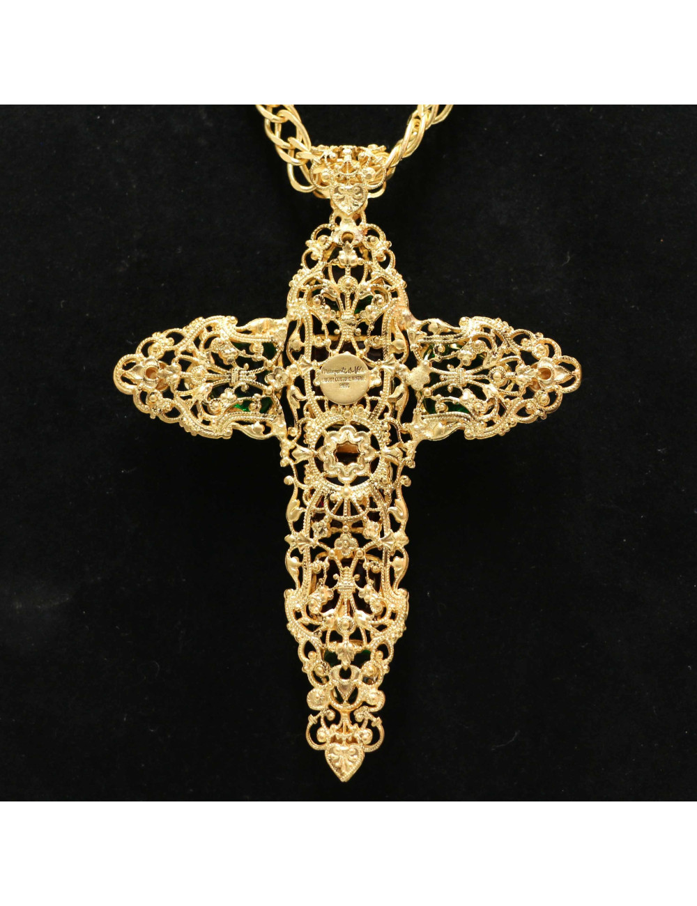 Croix MARGUERITE DE VALOIS filigrane Couture