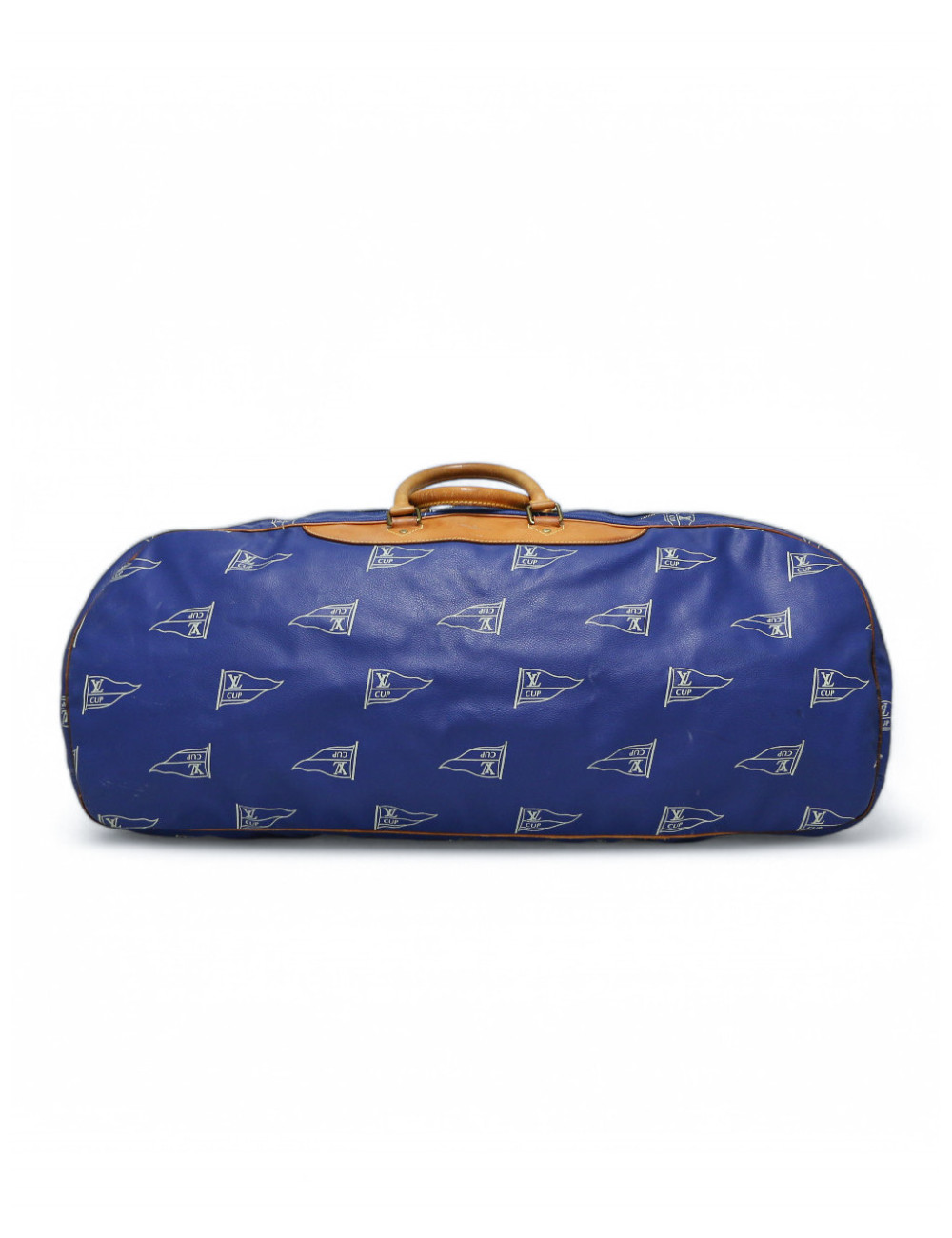 Sac de voyage Louis Vuitton America's Cup duffle bag bleu vintage.