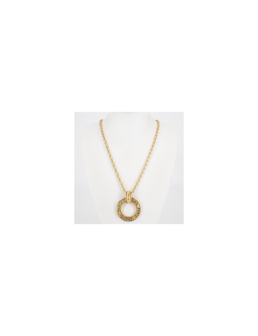 Long collier CHANEL medallion vintage
