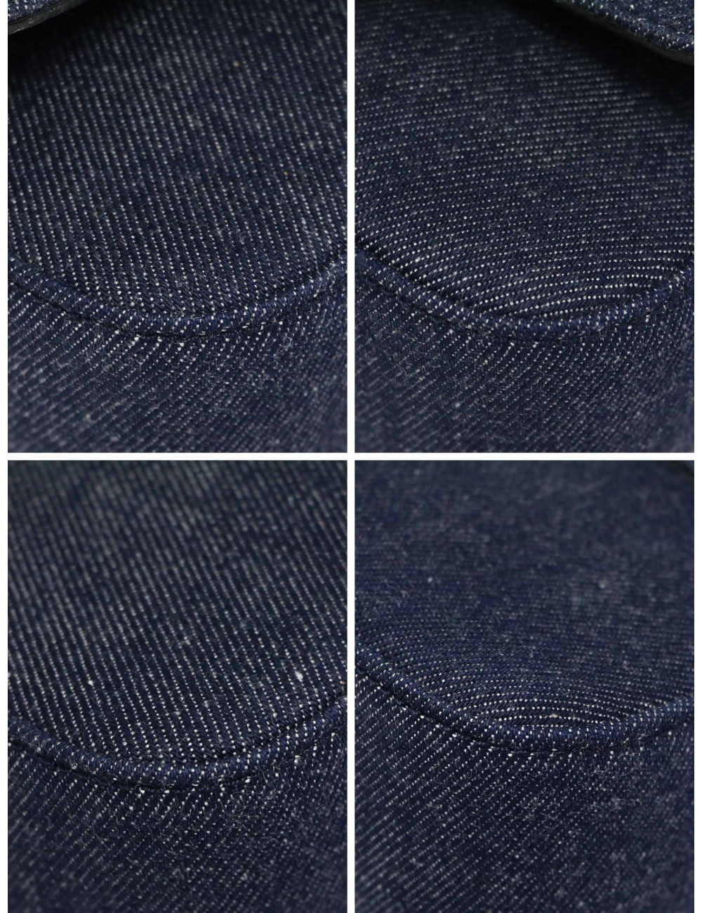 Sac Roger Vivier toile denim bleu : livraison avec suivi gratuite