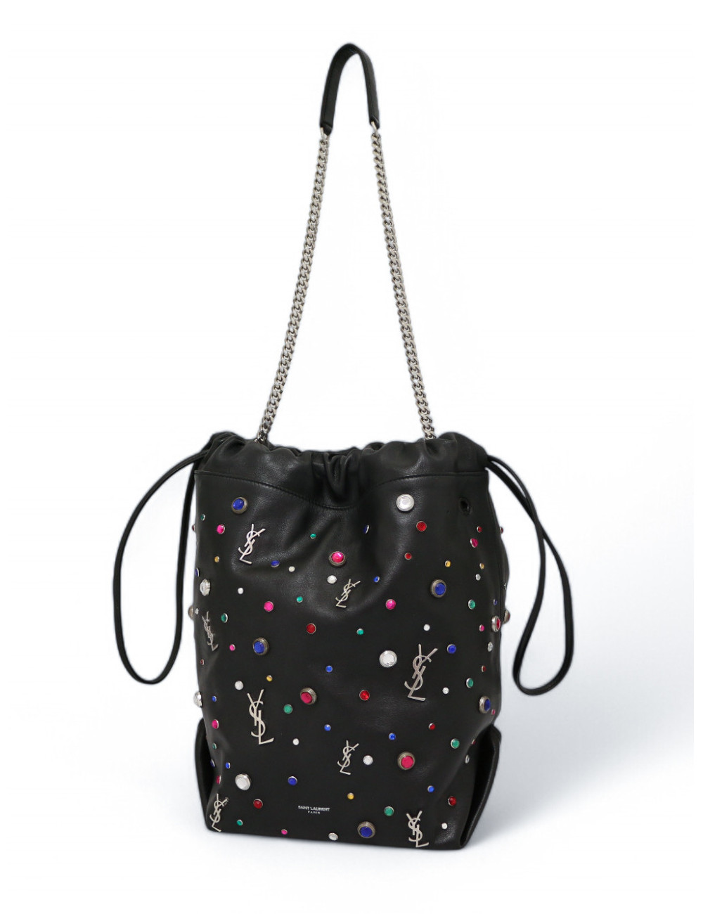 Grand sac Teddy Saint Laurent noir : occasion certifiée authentique