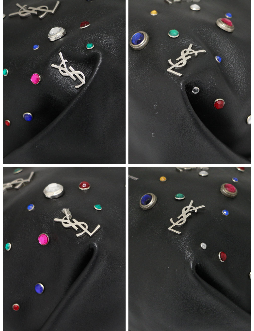 Grand sac Teddy Saint Laurent noir : occasion certifiée authentique