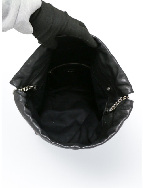 Grand sac Teddy Saint Laurent noir : occasion certifiée authentique