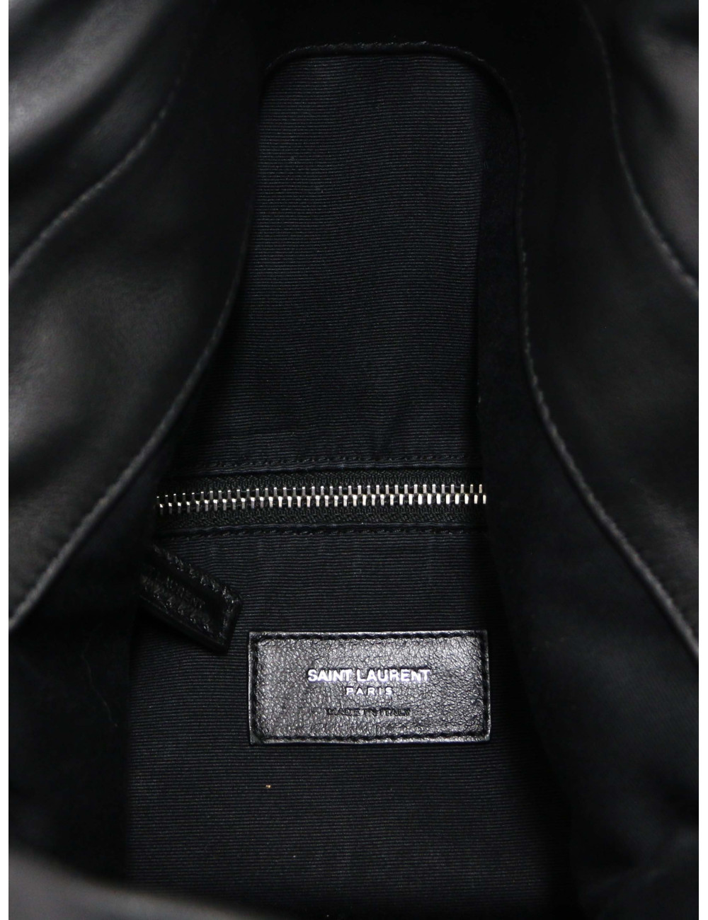 Grand sac Teddy Saint Laurent noir : occasion certifiée authentique