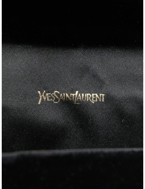 Superbe pochette YSL velours noir : occasion certifiée authentique