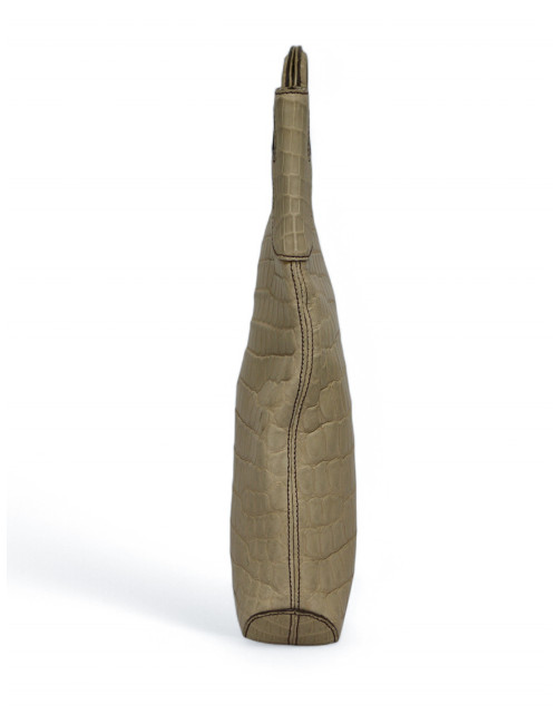 Sac CARTIER qui se transforme en pochette, en crocodile Porosus beige