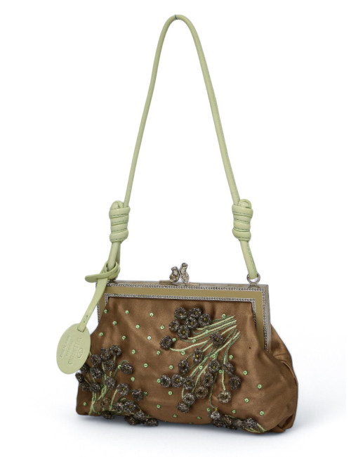 Sac du soir Valentino Garavani soie brodée : certifié authentique