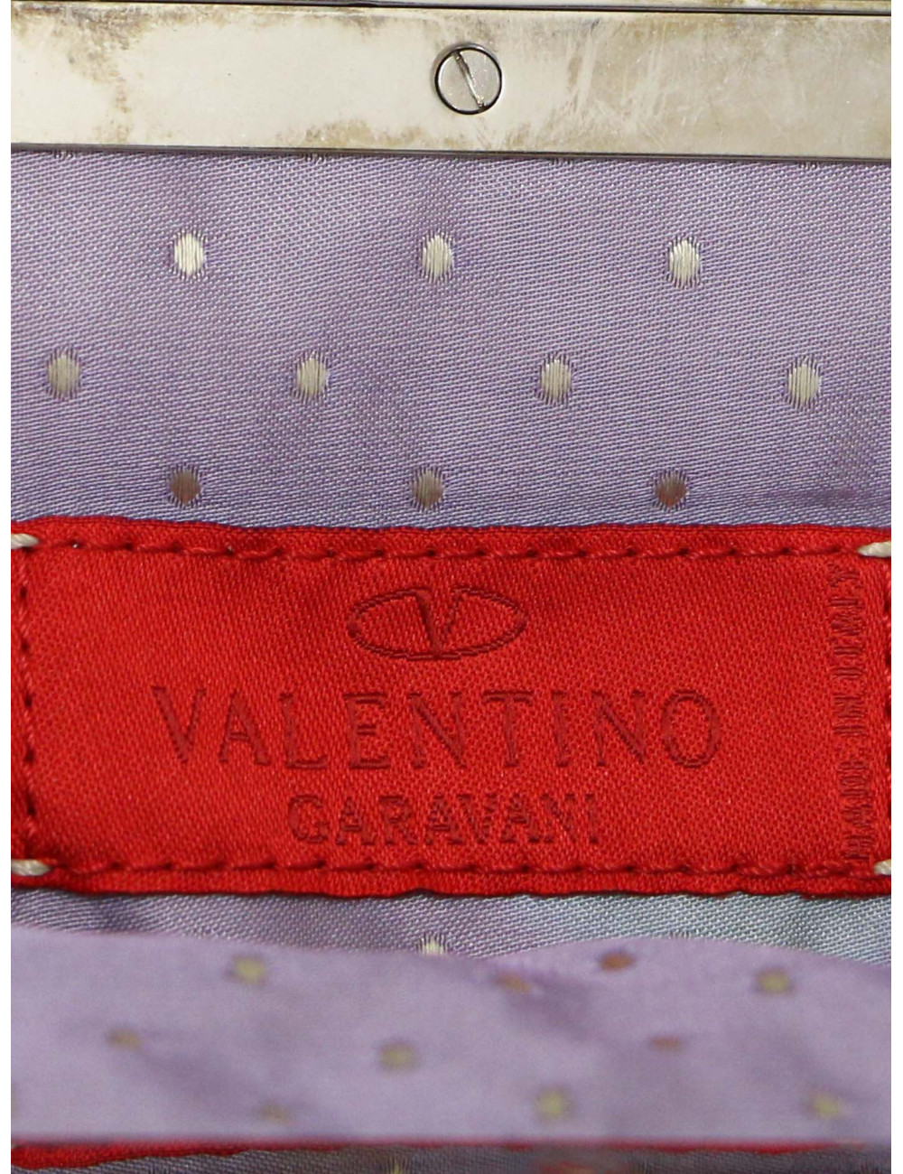 Sac du soir Valentino Garavani soie brodée : certifié authentique