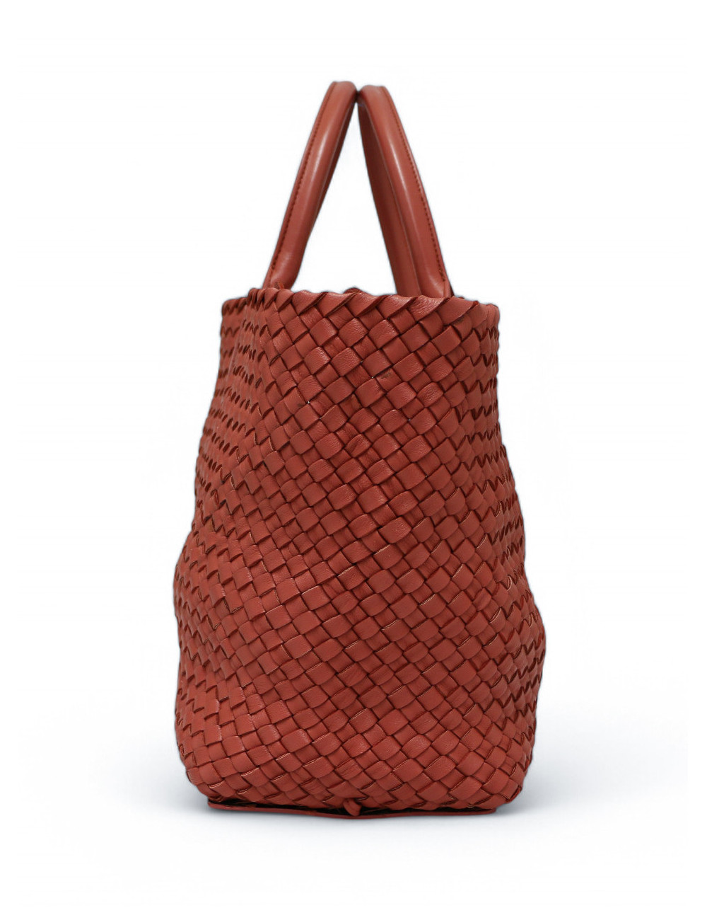 Cabas BOTTEGA VENETA cuir vieux rose