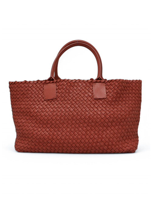 Cabas BOTTEGA VENETA cuir vieux rose