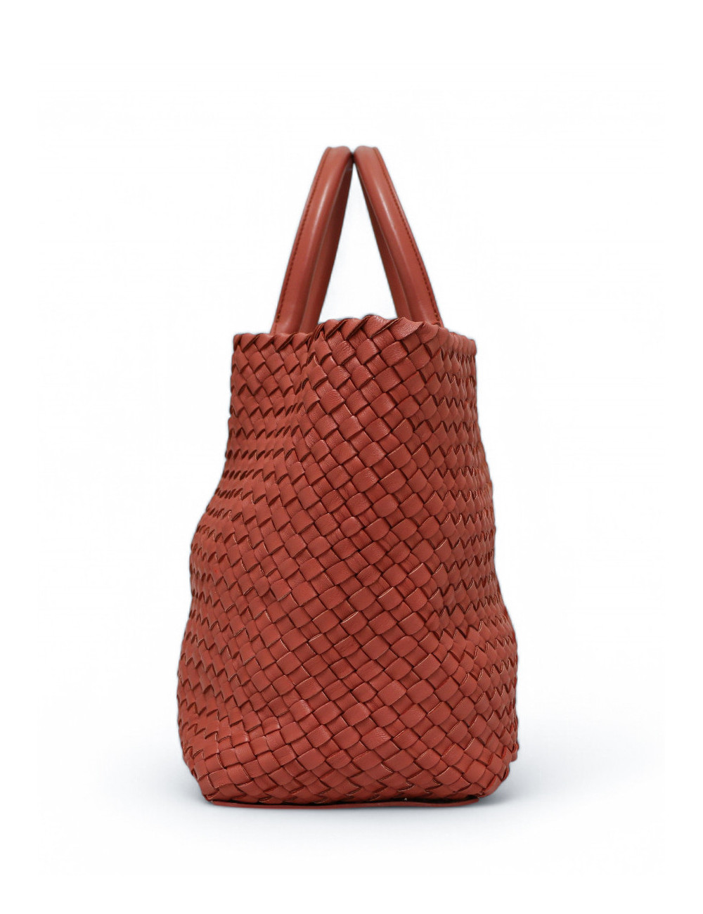 Cabas BOTTEGA VENETA cuir vieux rose