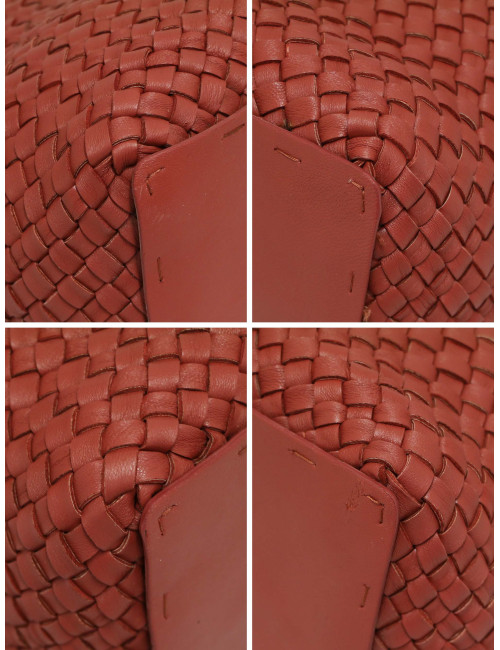 Cabas BOTTEGA VENETA cuir vieux rose