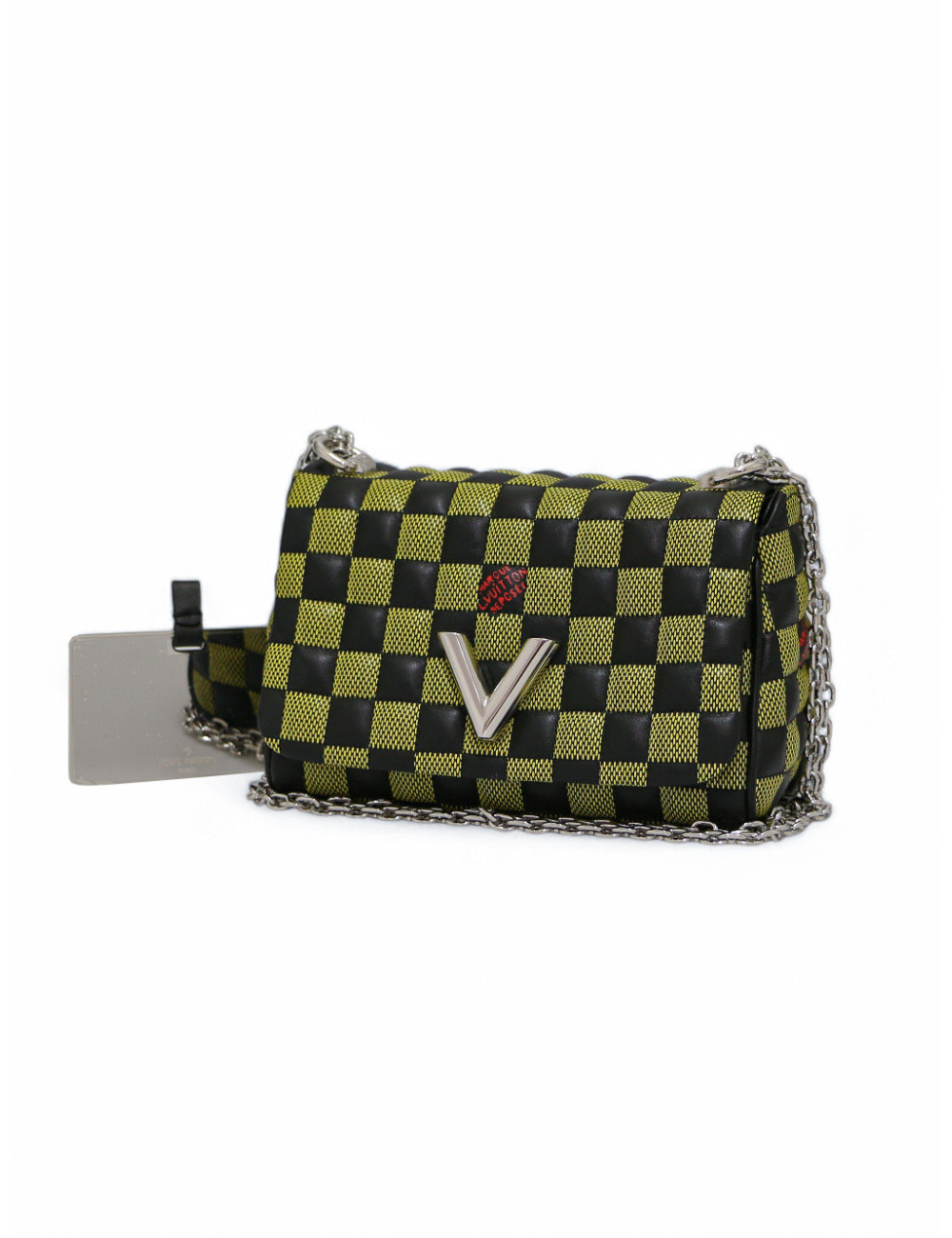 Twist LOUIS VUITTON sac BB  Damier cuir de veau