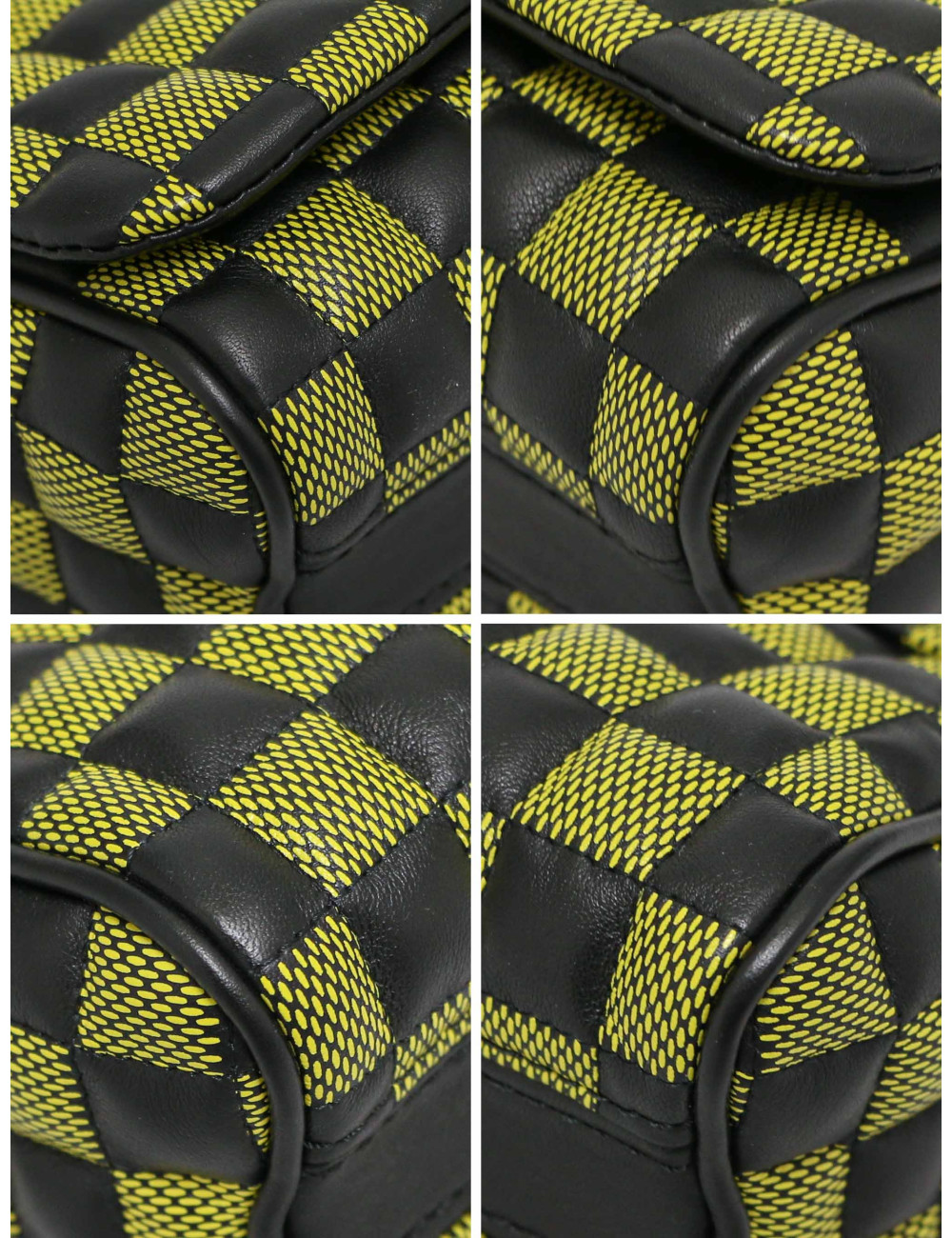 Twist LOUIS VUITTON sac BB  Damier cuir de veau