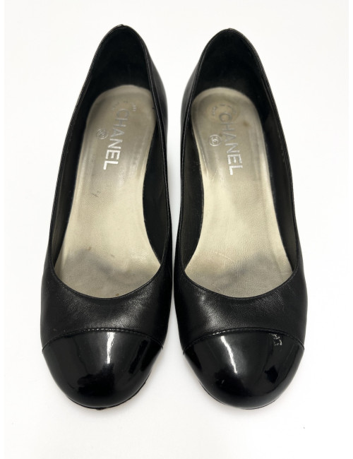 Escarpins Chanel T 36,5 cuir d'agneau : livraison avec suivi gratuite