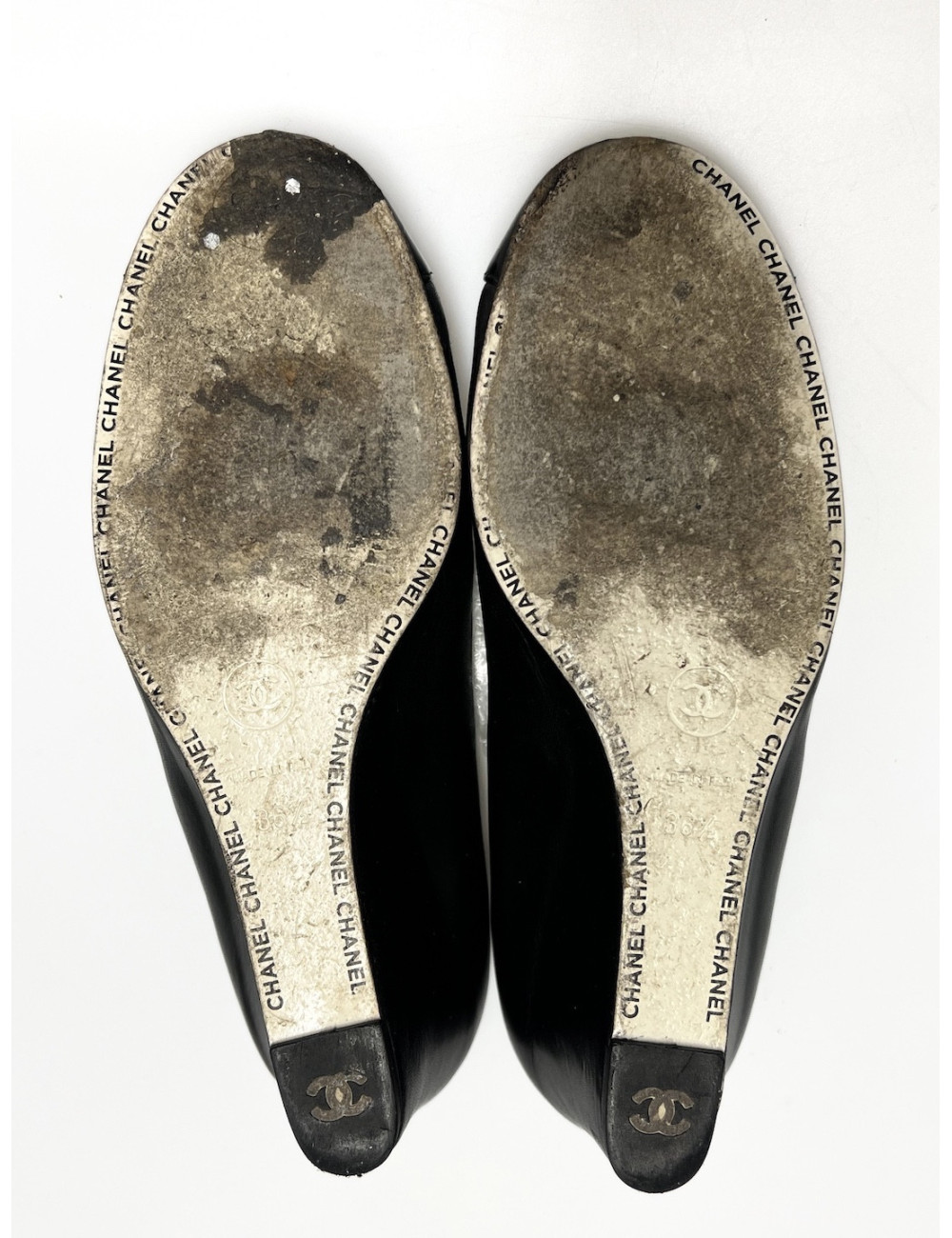 Escarpins Chanel T 36,5 cuir d'agneau : livraison avec suivi gratuite