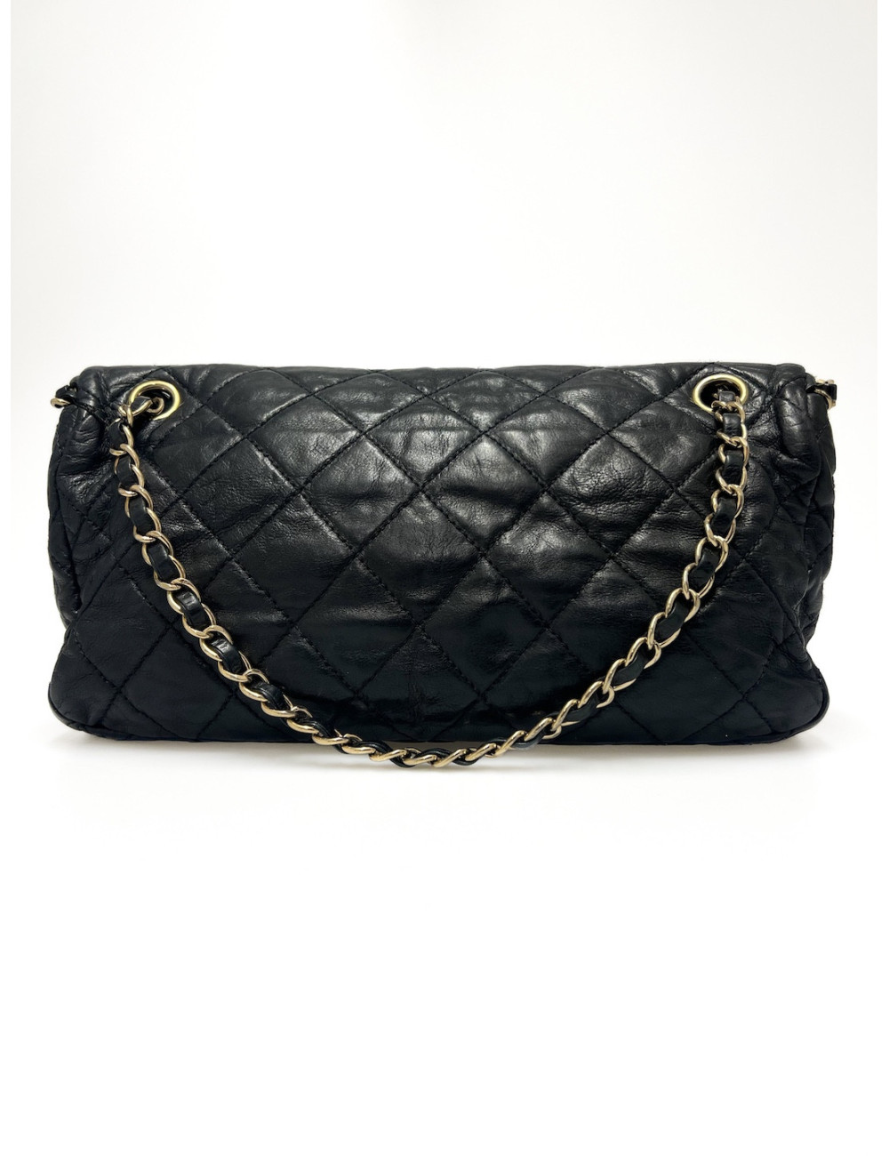 Sac Chanel chaine dorée cuir noir : livraison gratuite en Europe