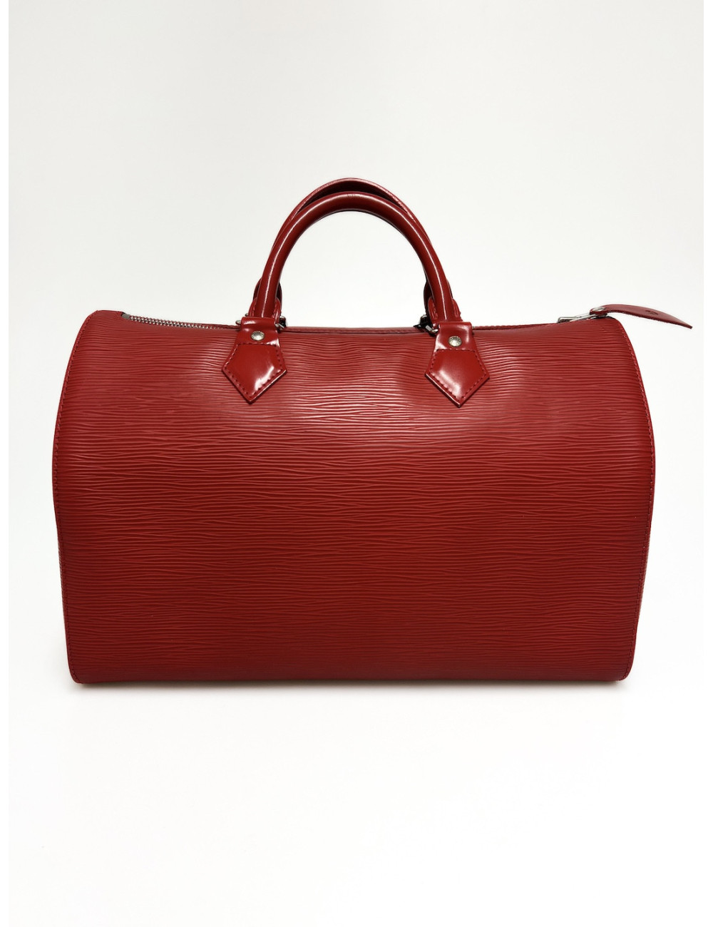 Sac Speedy cuir Epi LOUIS VUITTON rouge