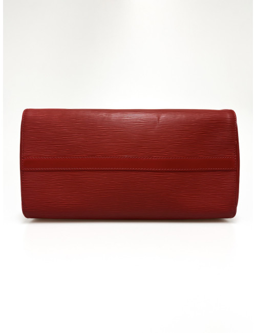 Speedy LOUIS VUITTON cuir Epi rouge