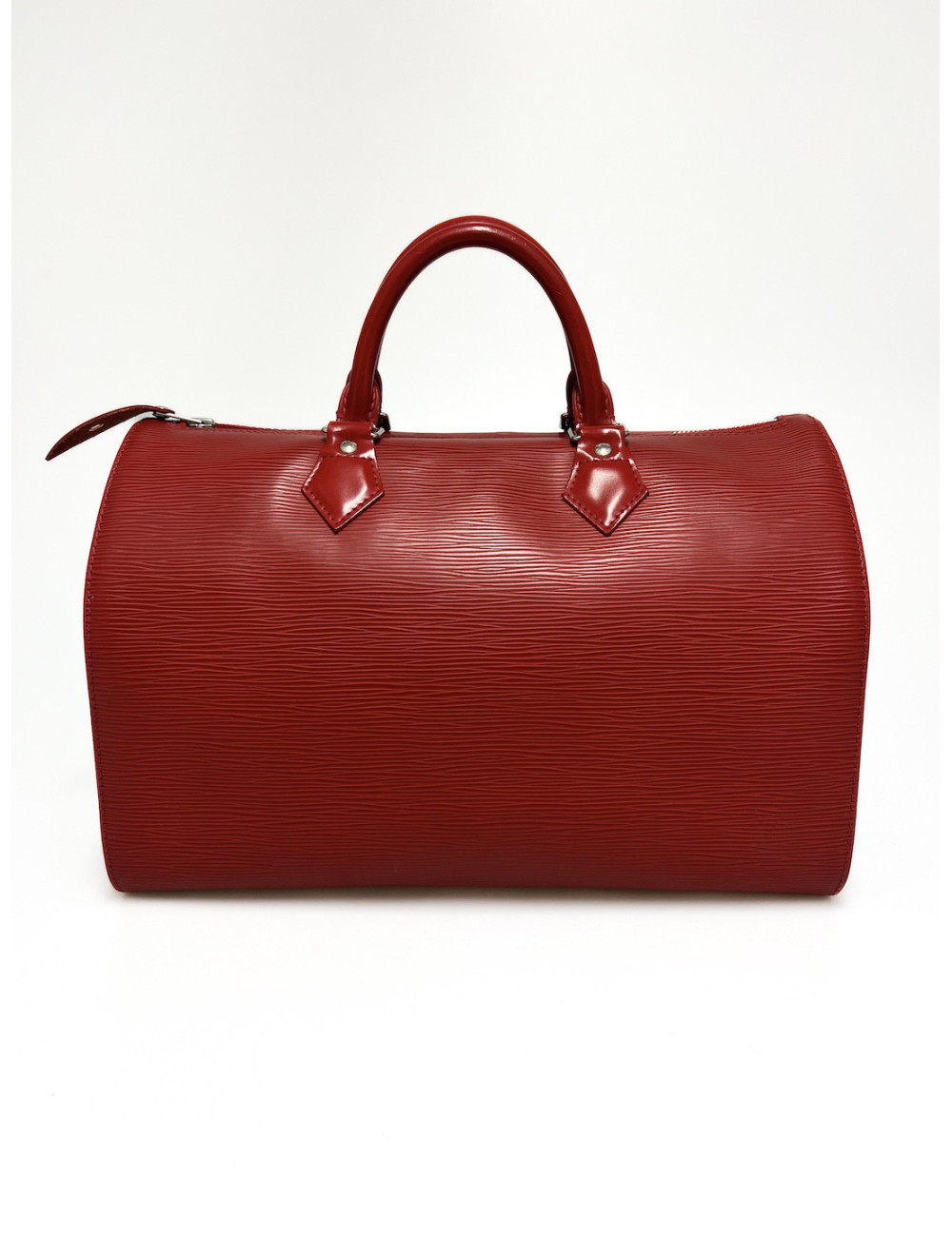 Sac Speedy cuir Epi LOUIS VUITTON rouge