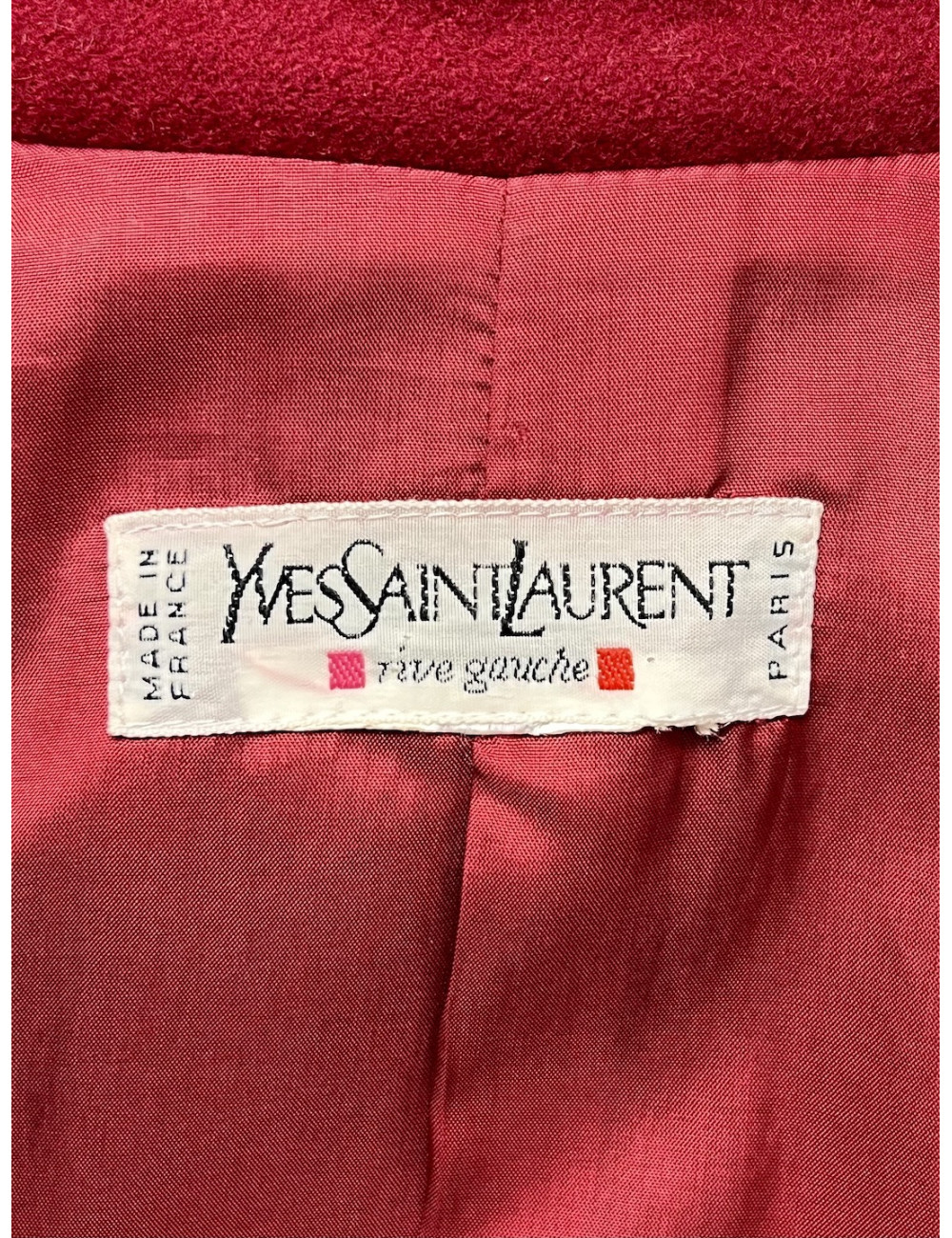 Veste YSL rouge T42