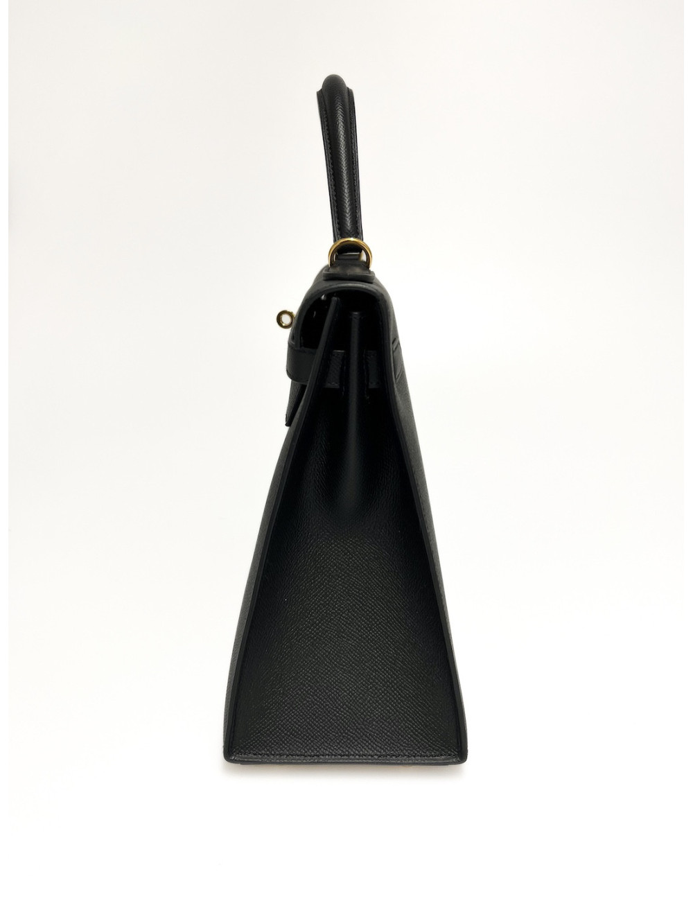 Sac Kelly 32 sellier noir HERMES epsom