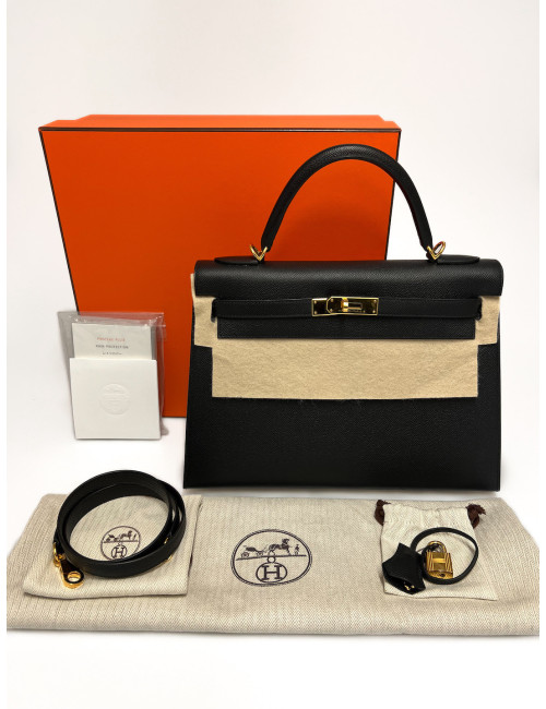 ac Kelly 32 sellier HERMES epsom