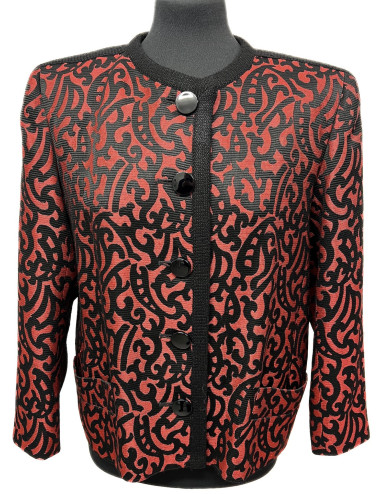 Veste YSL "Les Chinoises" rouge et noir