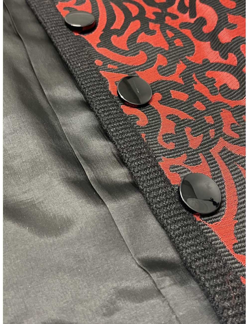 Veste YSL "Les Chinoises" rouge et noir