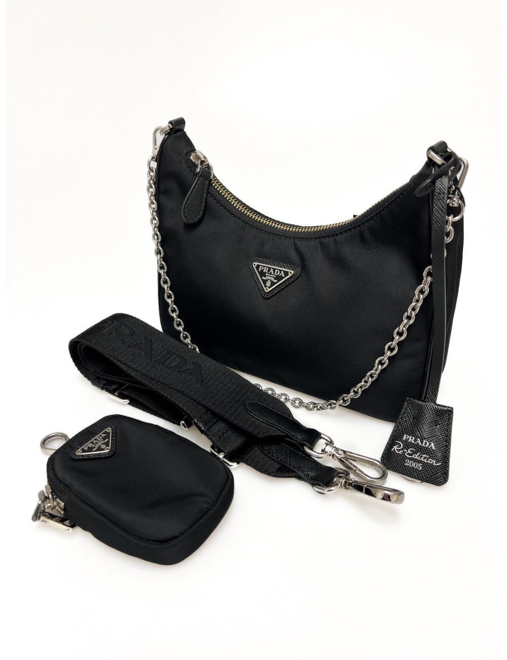 Sac PRADA Reedition 2005 nylon noir
