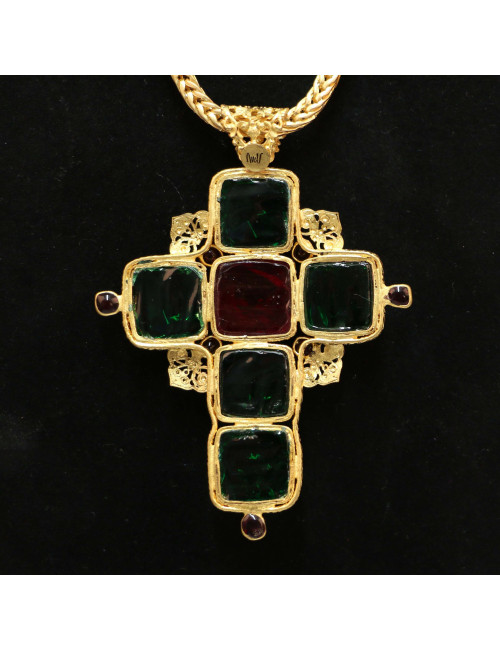 Croix MARGUERITE DE VALOIS sautoir, occasion certifiée