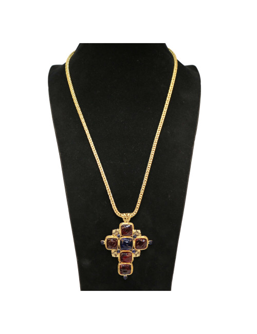 Sautoir croix MARGUERITE DE VALOIS