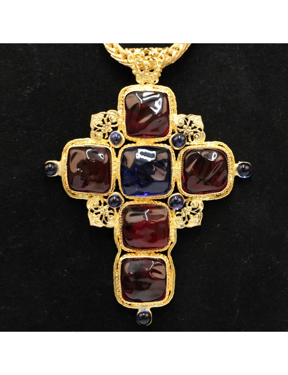 Sautoir croix MARGUERITE DE VALOIS