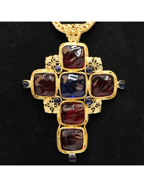 Sautoir croix MARGUERITE DE VALOIS