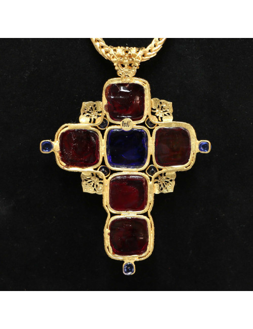 Sautoir croix MARGUERITE DE VALOIS