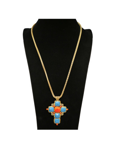 Sautoir MARGUERITE DE VALOIS pâte de verre, occasion certifiée 2