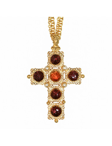 Sautoir Marguerite de Valois croix, occasion certifiée authentique