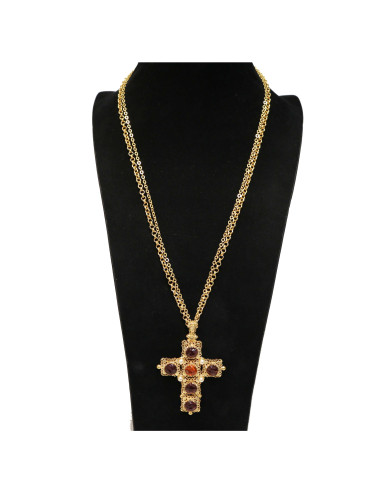 Sautoir Marguerite de Valois croix, occasion certifiée authentique 2