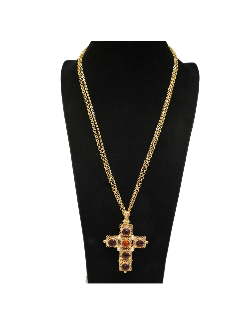 Sautoir MARGUERITE DE VALOIS croix