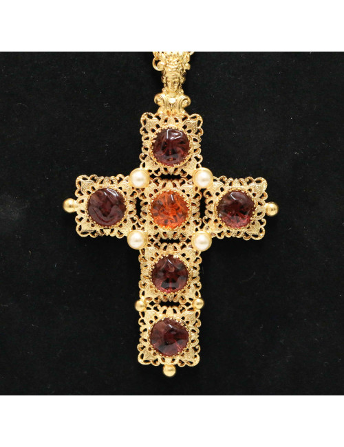 Sautoir MARGUERITE DE VALOIS croix