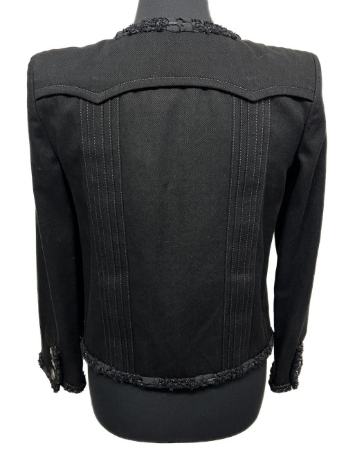 Par Karl LAGERFELD Veste denim CHANEL T 38 Paris Cuba