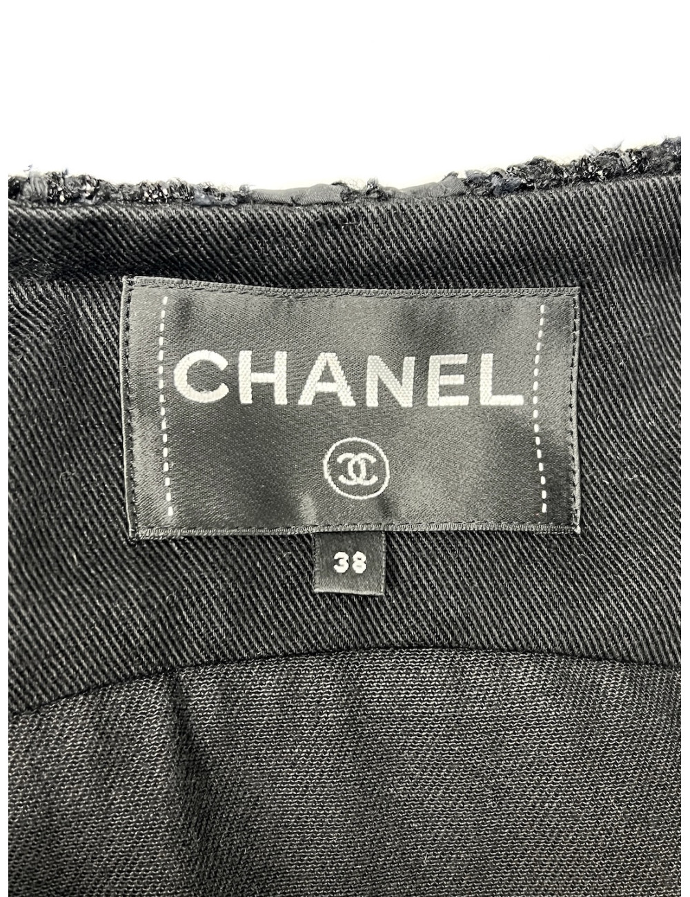 Par Karl LAGERFELD Veste denim CHANEL T 38 Paris Cuba